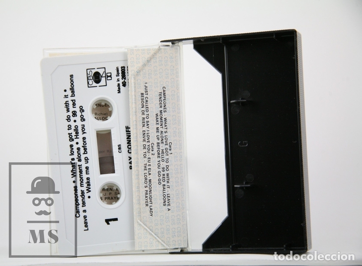 Casetes antiguos: Cinta de Casete / Cassette - Ray Conniff / Campeones - CBS, 1985 - Foto 2