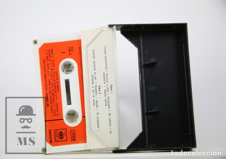 Casetes antiguos: Cinta de Casete / Cassette - Ray Conniff / Exitos Latinos - CBS, 1977 - Foto 2