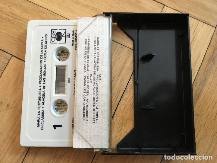 Casetes antiguos: CASSETTE CASETE CARLOS CANO QUEDATE CON LA COPLA - Foto 2