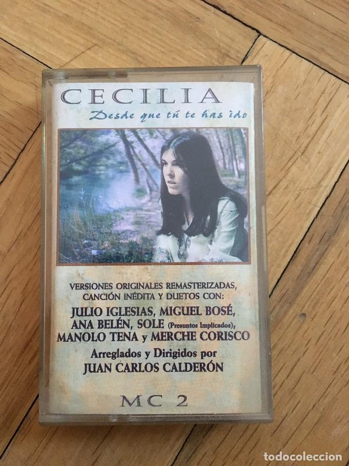 Casetes antiguos: CASSETTE CASETE CECILIA DESDE QUE TU TE HAS IDO MC2 - Foto 1