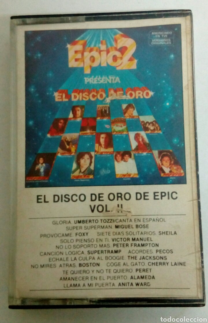 Casetes antiguos: EPIC 2.EL DISCO DE ORO VOL.II.1979 - Foto 1