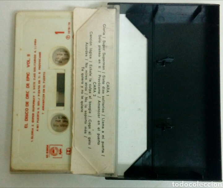 Casetes antiguos: EPIC 2.EL DISCO DE ORO VOL.II.1979 - Foto 3