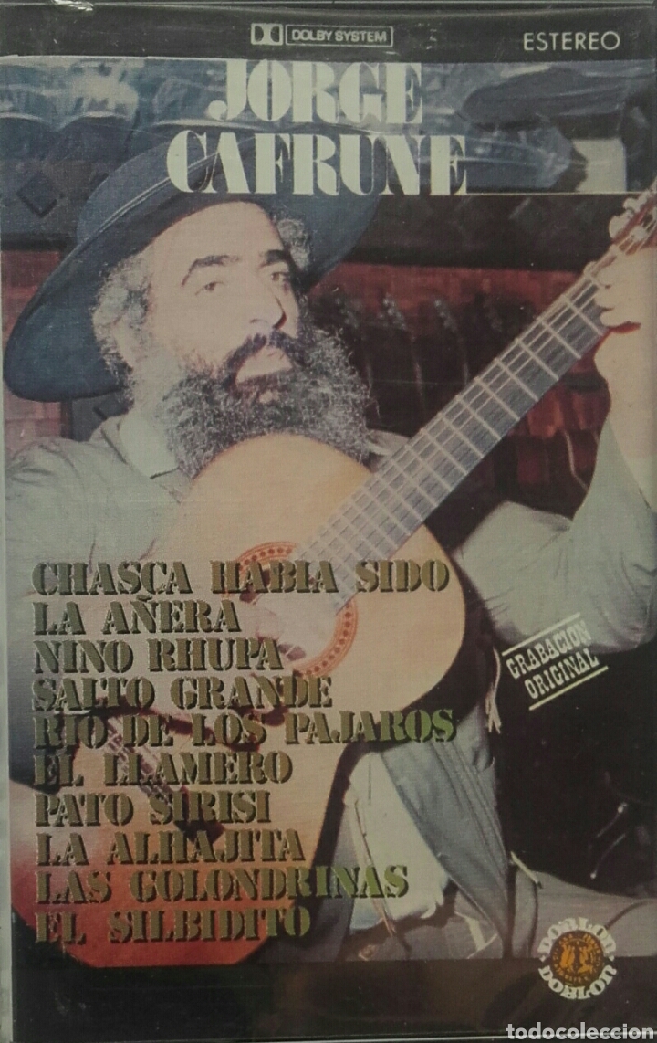Casetes antiguos: JORGE CAFRUNE CASSETTE PRECINTADA - Foto 1