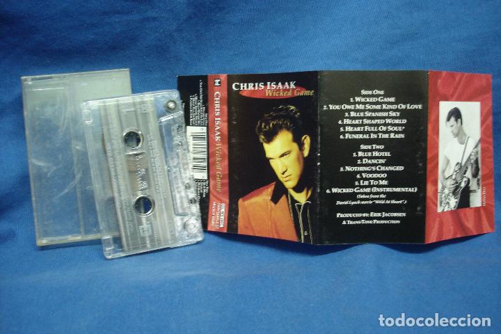 Casetes antiguos: CHRIS ISAAK - WICKED GAME - WARNER CHAPPELL 1989 - Foto 1