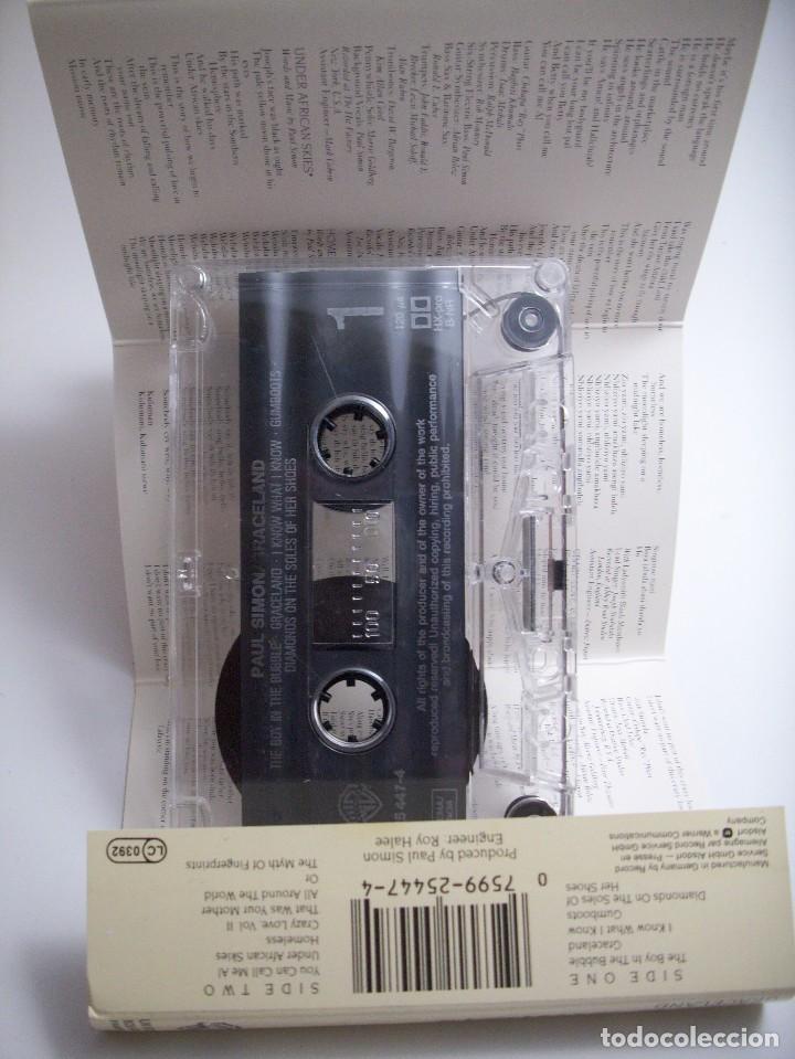 Casetes antiguos: PAUL SIMON - GRACELAND - Foto 3