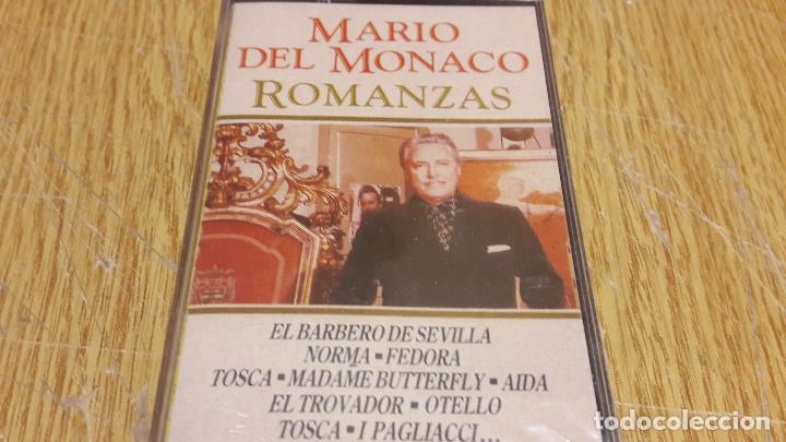 Casetes antiguos: MARIO DEL MONACO / ROMANZAS. / MC / PERFIL / PRECINTADO. - Foto 1