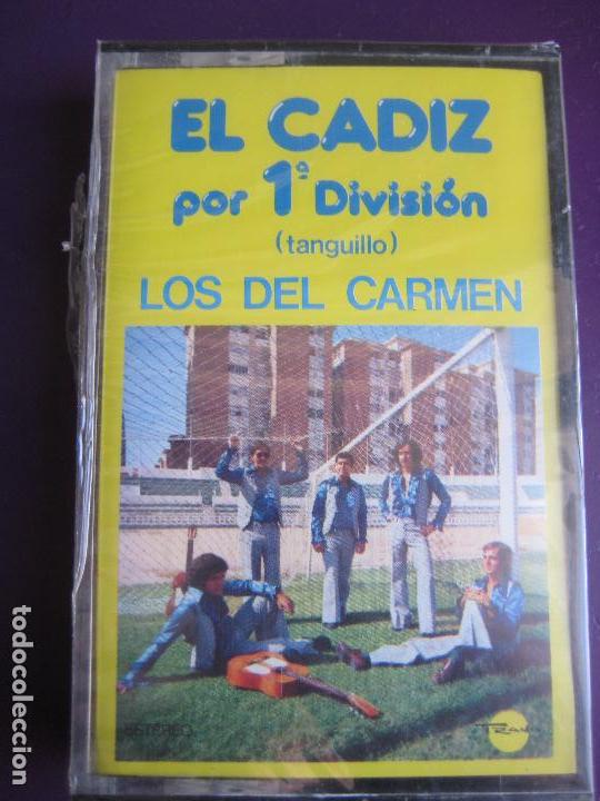 Casetes antiguos: LOS DEL CARMEN CASETE TRAMA el cadiz por 1&ordf; division - tanguillo - carnaval - comparsas