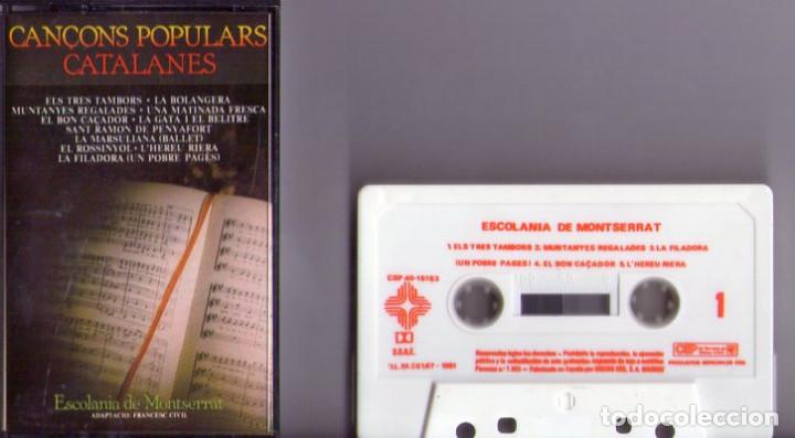 Old Cassettes: CANCONS POPULAR CATALANES *** ELS TRES TAMBORS**EL ROSSINYOL***EL BON CA&Ccedil;ADOR