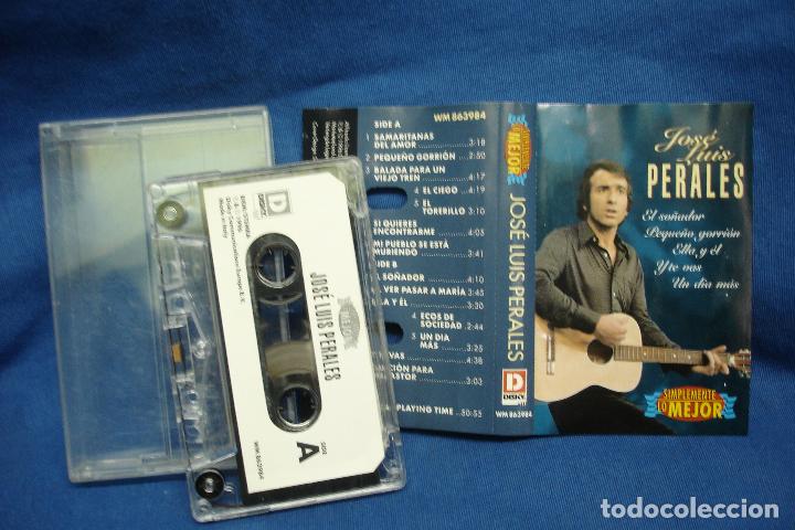 Casetes antiguos: JOSE LUIS PERALES - SIMPLEMENTE LO MEJOR - DISKY 1996 - Foto 1