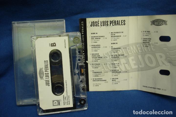 Casetes antiguos: JOSE LUIS PERALES - SIMPLEMENTE LO MEJOR - DISKY 1996 - Foto 2