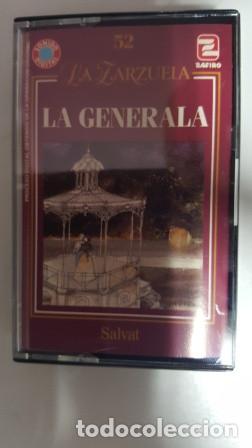 Cassettes Anciennes: LA  GENERALA  -  CASETE  ORIGINAL  COLECCION  LA ZARZUELA  N&ordm; 52  COLUMBIA - NUEVO SIN USO  -