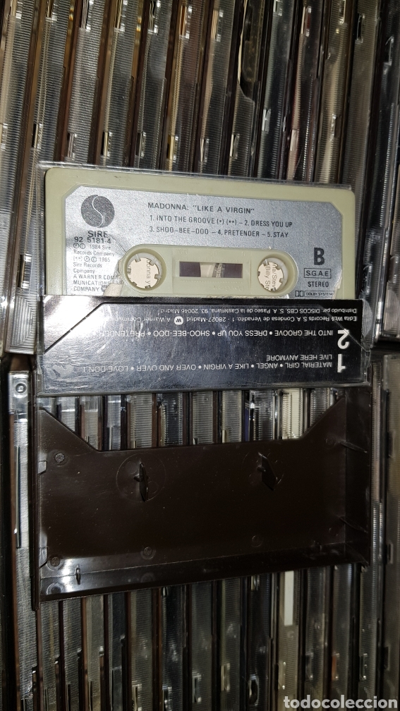 Casetes antiguos: MADONNA LIKE A VIRGIN CASETE ORIGINAL - Foto 2