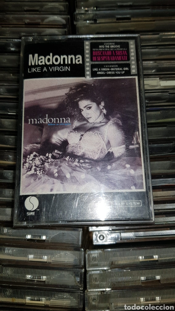 Casetes antiguos: MADONNA LIKE A VIRGIN CASETE ORIGINAL - Foto 3