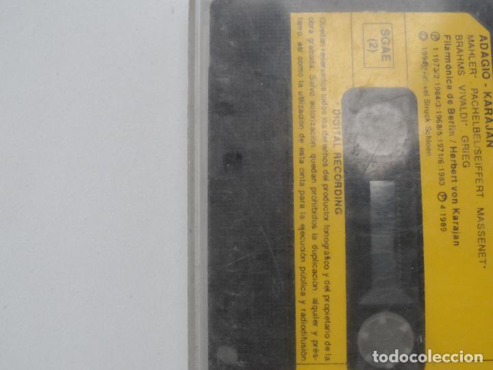 Casetes antiguos: KARAJAN - ADAGIO CASSETTE - Foto 1