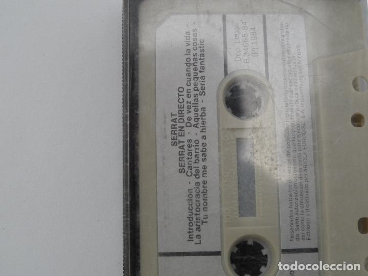 Casetes antiguos: SERRAT  , SERRAT EN DIRECTO 1984 ARIOLA - Foto 1