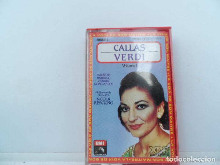 Casetes antiguos: CALLAS  - VERDI  VOLUMEN 1 - Foto 1