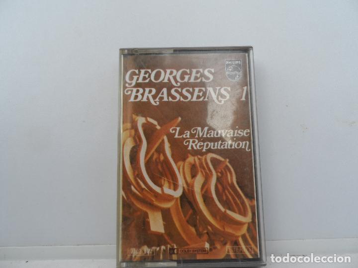 Casetes antiguos: GEORGES BRASSENS LA MAUVAISE REPUTATION - Foto 1