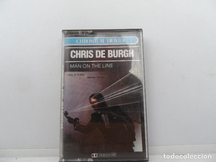 Casetes antiguos: CHRIS DE BURGH  - MAN ON THE LINE - Foto 1