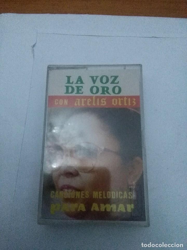 Casetes antiguos: LA VOZ DE ORO CON ARELIS ORTIZ. C14F - Foto 1