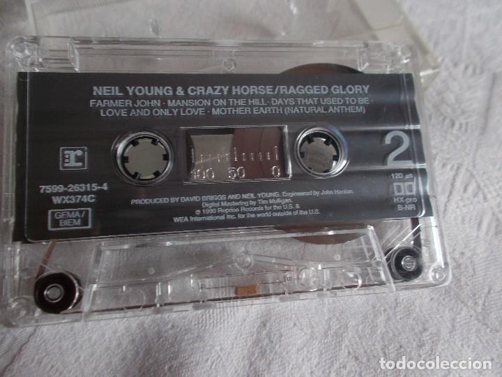 Casetes antiguos: NEIL YOUNG & CRAZY HORSE Ragged Glory - Foto 2