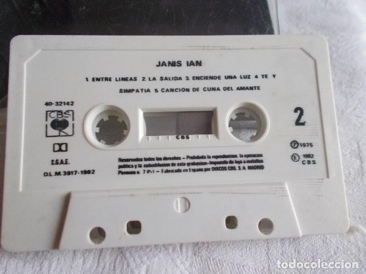 Casetes antiguos: JANIS IAN Entre L&iacute;neas - Foto 1