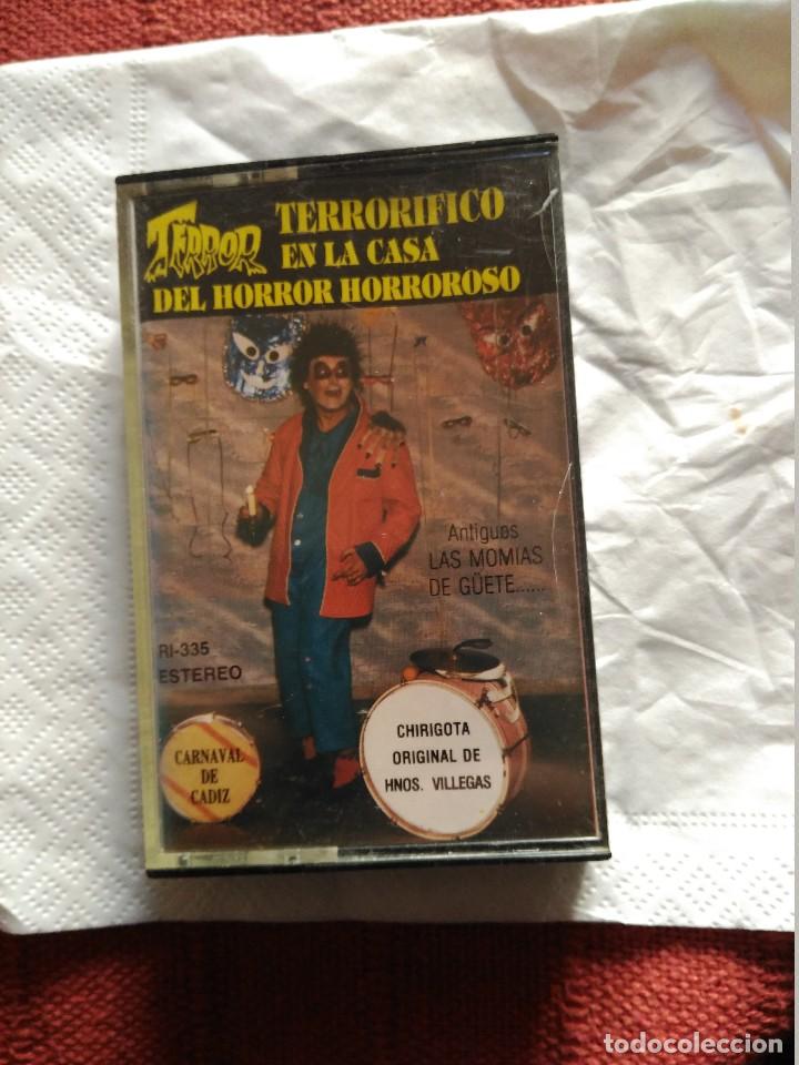Casetes antiguos: carnaval de cadiz casete  terror terrorifico en la casa del horror horroroso