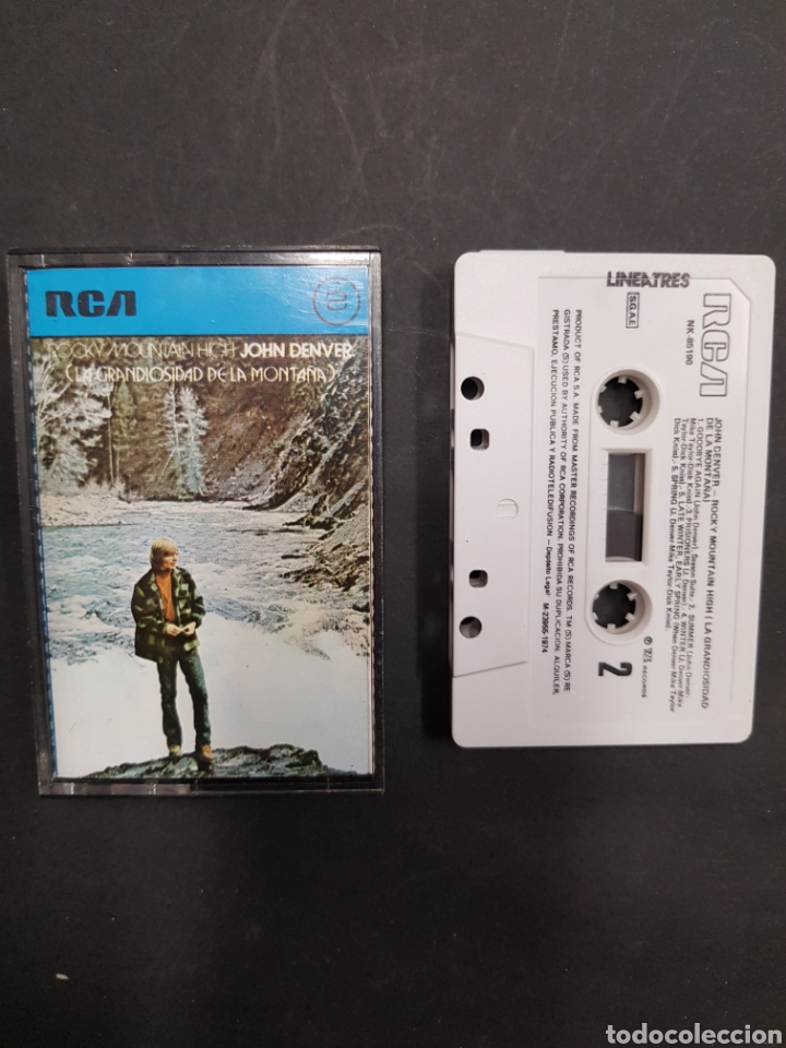 Casetes antiguos: John Denver. Rocky Mountain high - TDKCST2C - Foto 1