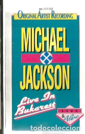 Casetes antiguos: CASETE MICHAEL JACKSON : LIVE IN BUCAREST - Foto 1