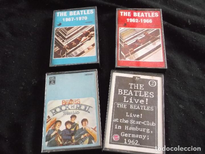 Casetes antiguos: LOTE 4 CASTS DE LOS BEATLES EDICIONES ESP
