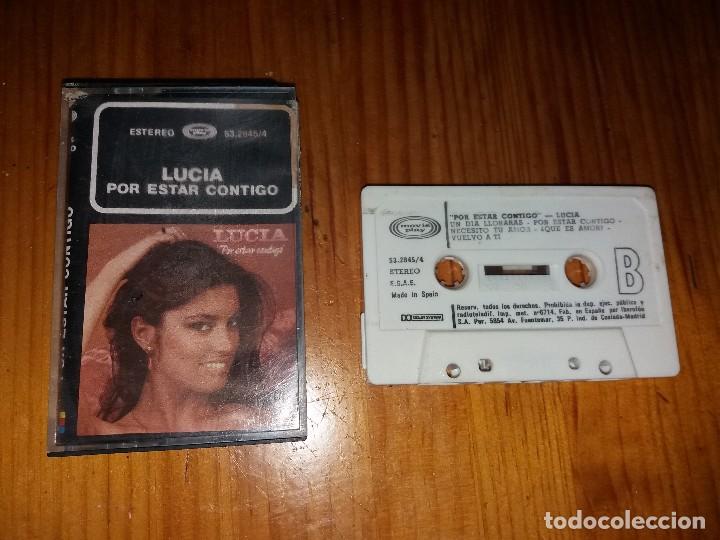 Casetes antiguos: Casete musica LUCIA POR ESTAR CONTIGO a&ntilde;o 1981