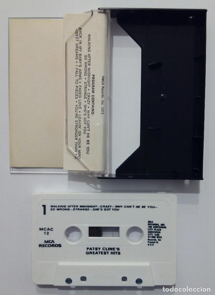Casetes antiguos: CINTA CASETE PATSY CLINES - GREATEST HITS - MCA RECORDS 1980. - Foto 3