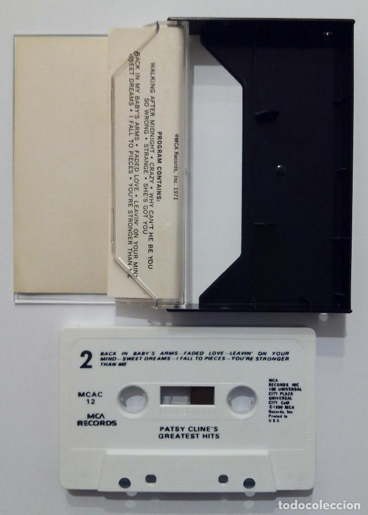 Casetes antiguos: CINTA CASETE PATSY CLINES - GREATEST HITS - MCA RECORDS 1980. - Foto 4