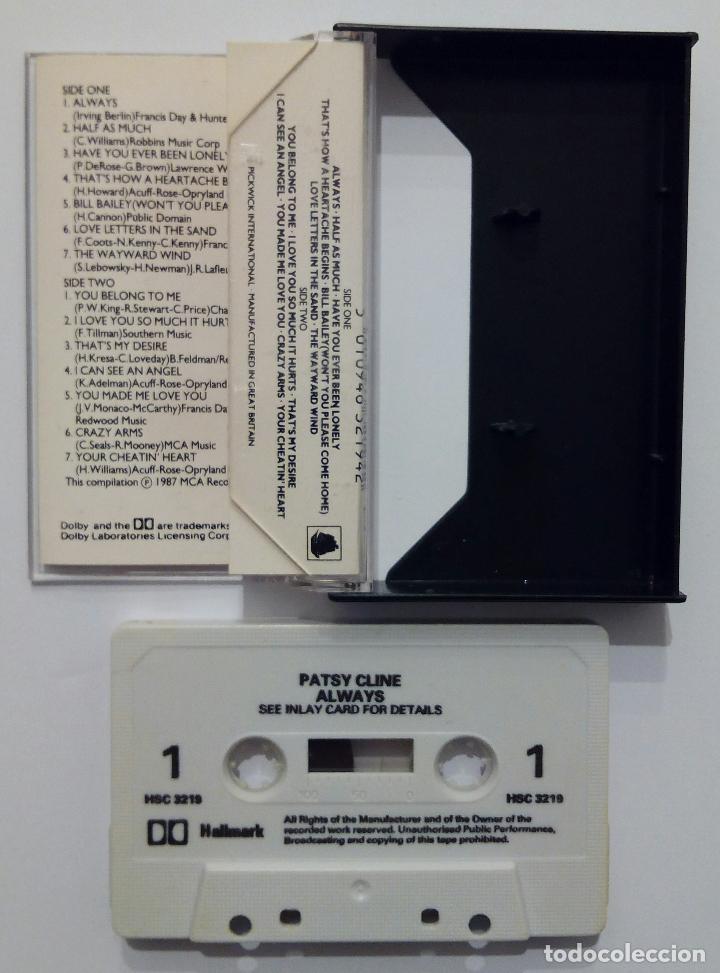 Casetes antiguos: CINTA CASETE PATSY CLINES - GREATEST HITS - MCA RECORDS 1980. - Foto 5