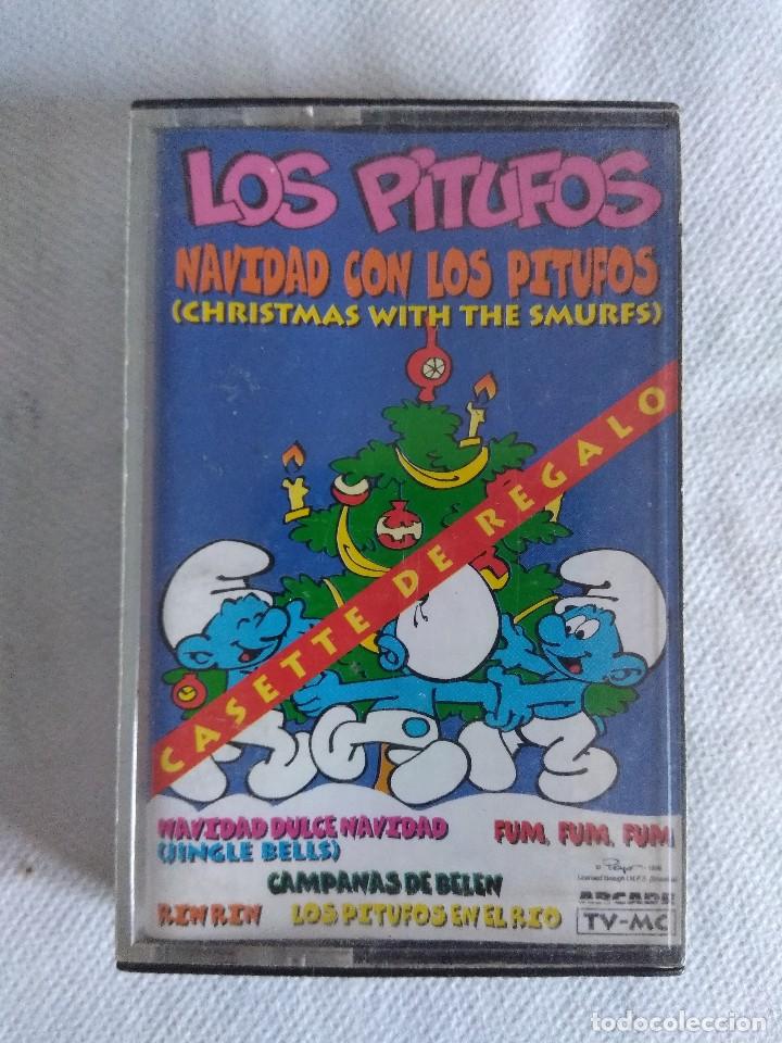 Casetes antiguos: CASETE/LOS PITUFOS/NAVIDAD CON LOS........... - Foto 1