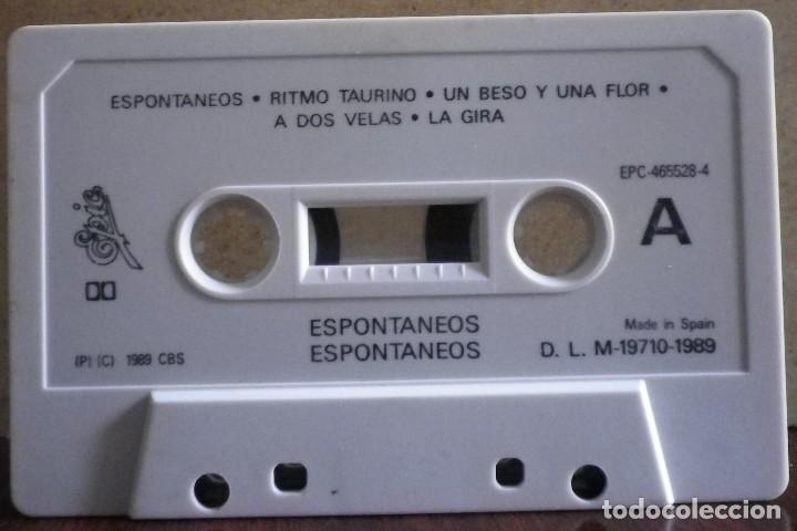Casetes antiguos: Espont&aacute;neos - Cassette en perfecto estado. - Foto 3