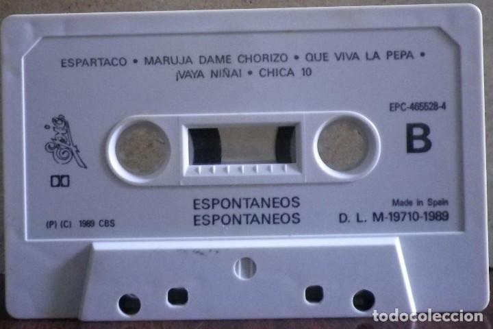 Casetes antiguos: Espont&aacute;neos - Cassette en perfecto estado. - Foto 4