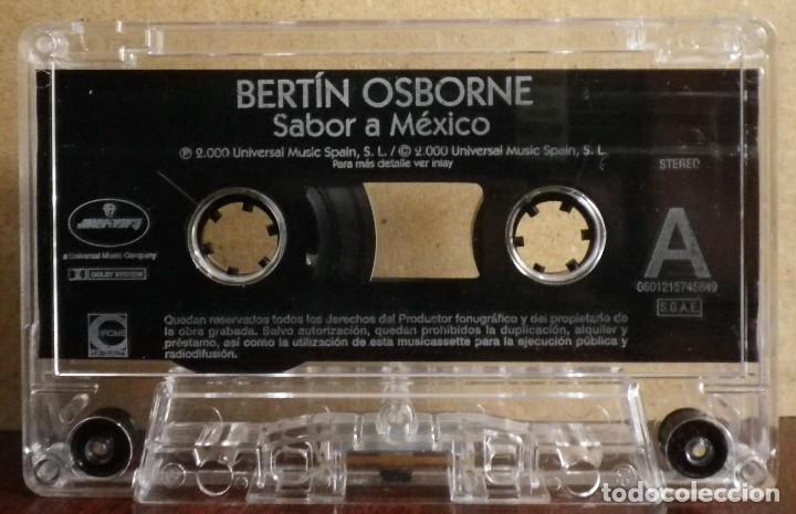 Casetes antiguos: Bert&iacute;n Osborne. Sabor a M&eacute;xico. Excelente estado. - Foto 4