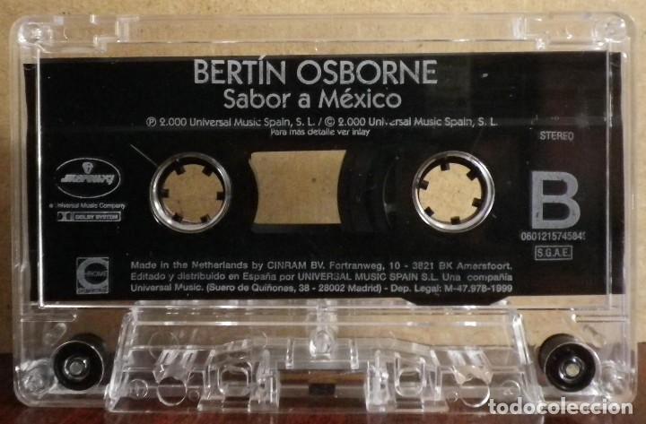 Casetes antiguos: Bert&iacute;n Osborne. Sabor a M&eacute;xico. Excelente estado. - Foto 5