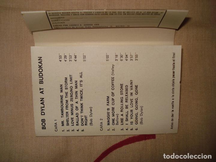 Casetes antiguos: BOB DYLAN AT BUDOKAN   CASETE 1 - Foto 4
