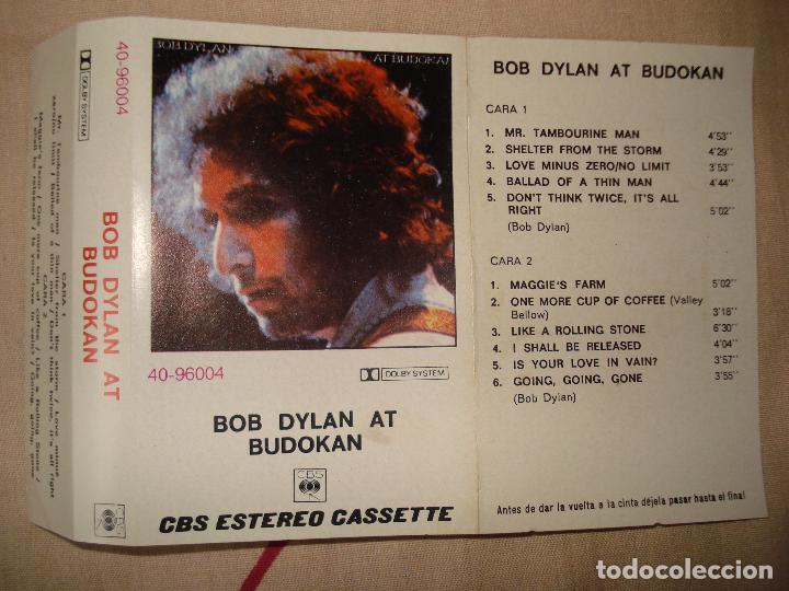 Casetes antiguos: BOB DYLAN AT BUDOKAN   CASETE 1 - Foto 6