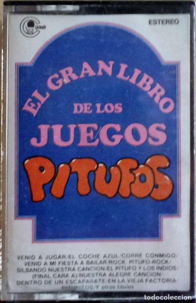 Casetes antiguos: El gran libro de los juegos pitufos