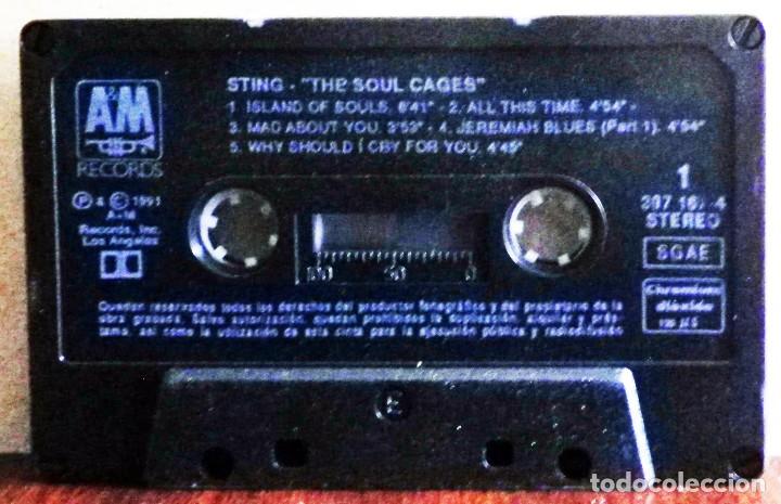 Casetes antiguos: Sting - The soul cages - Foto 3