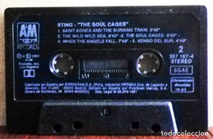 Casetes antiguos: Sting - The soul cages - Foto 4