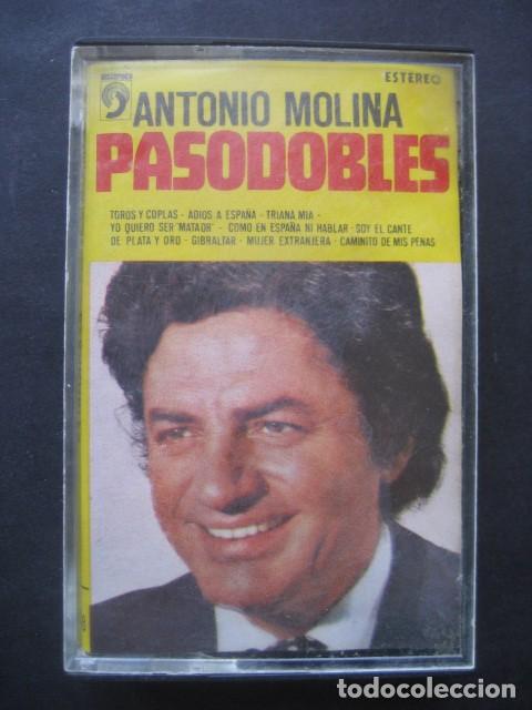 Casetes antiguos: ANTONIO MOLINA . PASODOBLES. DISCOPHON 1977 - Foto 1