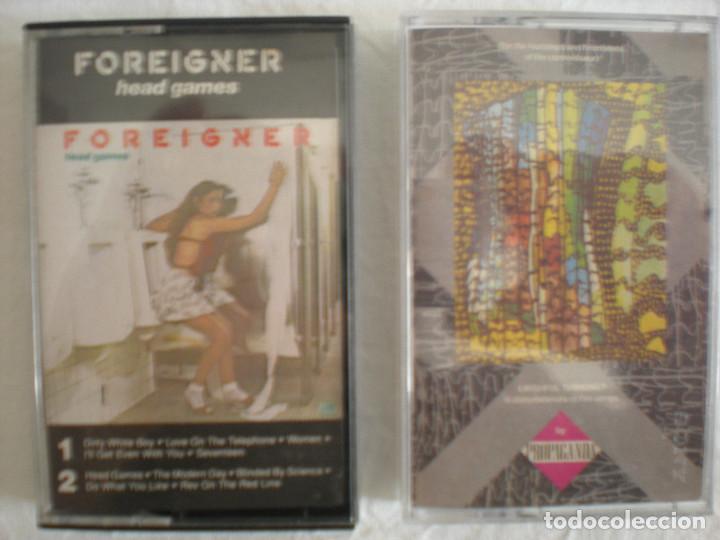 Casetes antiguos: Lote # 2 Casettes Foreigner + Propaganda - Foto 1