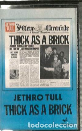 Casetes antiguos: CASETE JETHRO TULL : THICK AS A BRICK - Foto 1