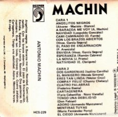 Casetes antiguos: ANTONIO MACHÍN. 'ANGELITOS NEGROS...' DISCOPHON, 1981.