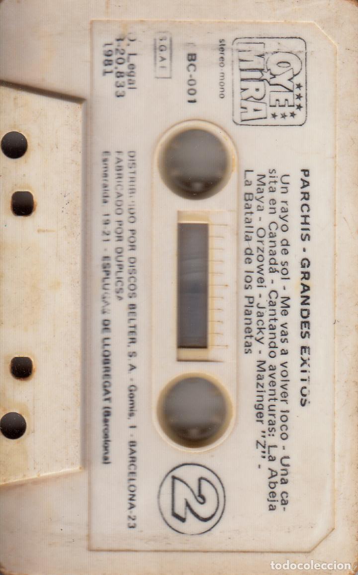 Casetes antiguos: PARCHIS. GRANDES &Eacute;XITOS BELTER, 1981 - Foto 2