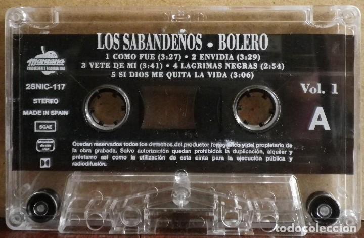 Casetes antiguos: Los Sabande&ntilde;os - Bolero - Foto 3