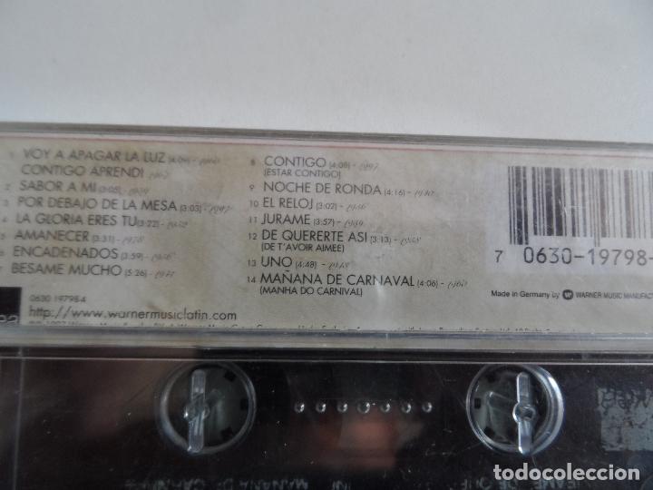 Casetes antiguos: LUIS MIGUEL - ROMANCES CASSETTE - WEA - Foto 2